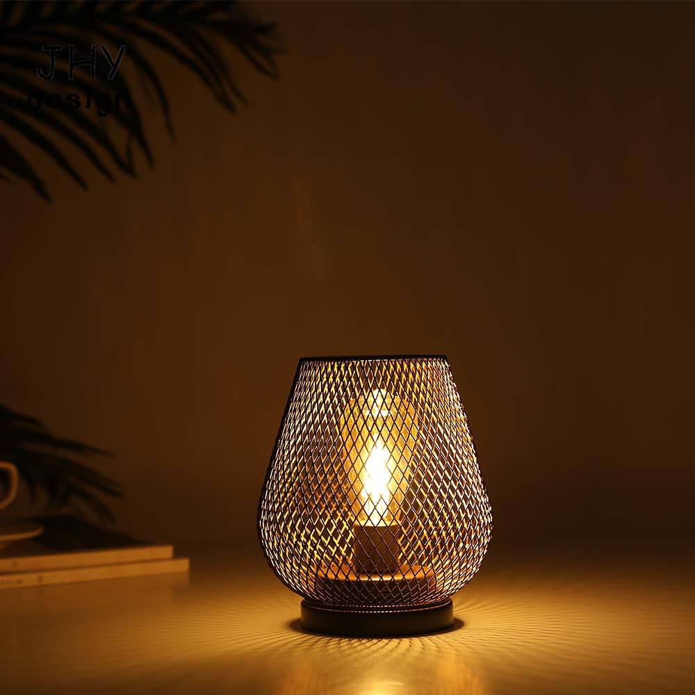 Lámpara de mesa con jaula de M - Outdoor Lighting Accent reseña y precio