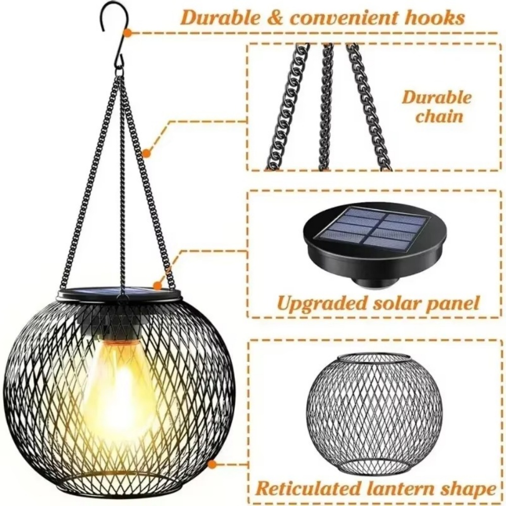 Lámpara Solar Esférica de Hier - Outdoor Lighting Traditional reseña y precio